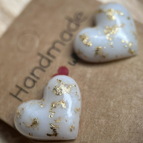 Clous d'oreilles - forme de cœur