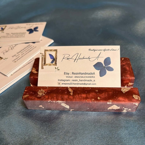 Support pour cartes de visite personalisable - support téléphone portable