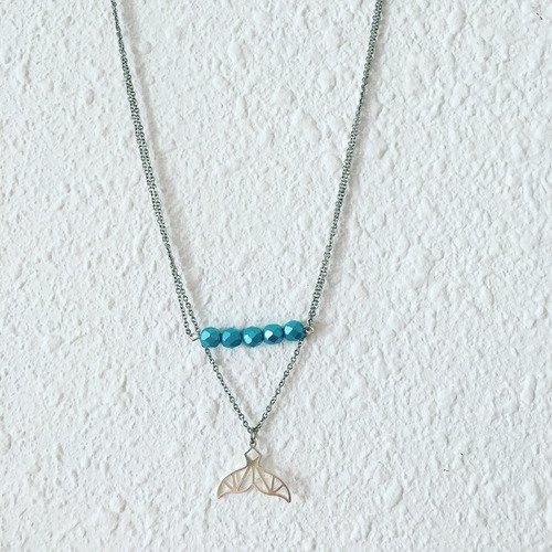 collier argent baleine collier argent baleine