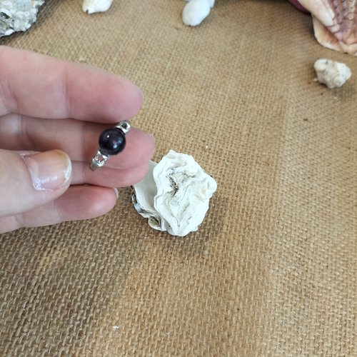 Bague argent , améthyste