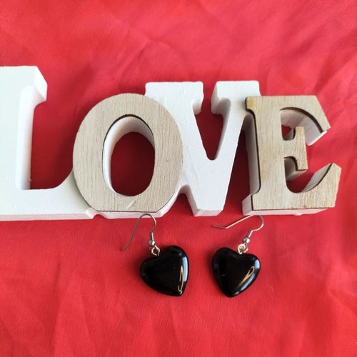 Boucles d'oreilles coeur