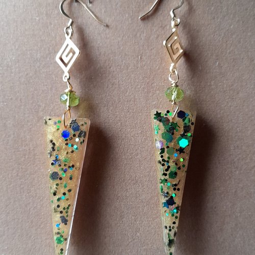 Boucles d'oreilles géométriques