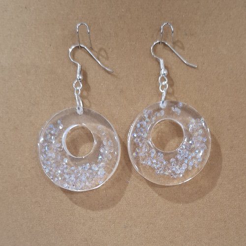 Boucles d'oreilles pluie d'étoiles