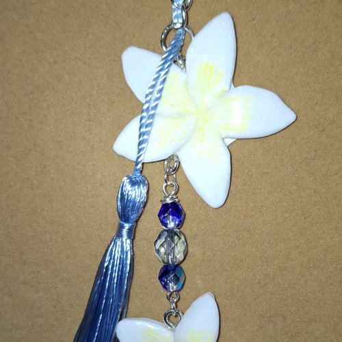 Porte clés fleurs de tiaré