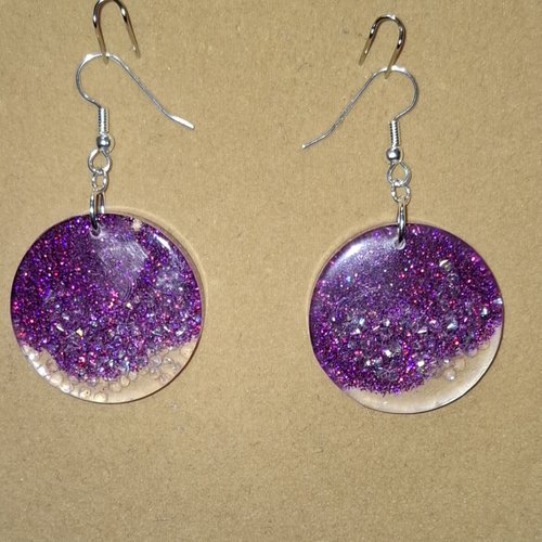 Boucles d'oreilles scintillantes