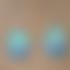 Boucles d'oreilles océan bleu azur