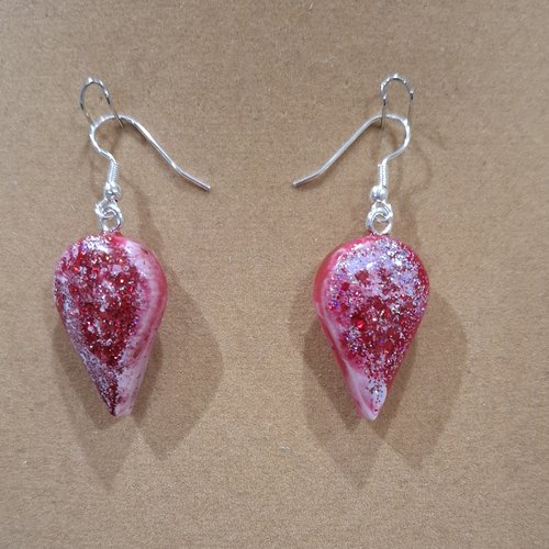 Boucles d'oreilles goutte voie lactée