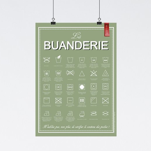Affiche Poster La Buanderie