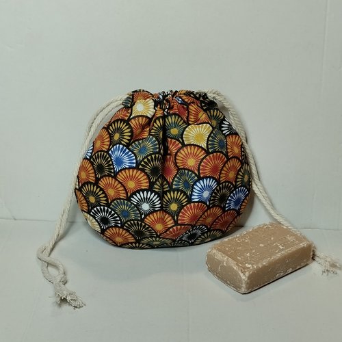 Bourse à savon -zero déchet - éventails