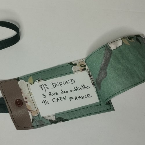 Porte étiquette de valise