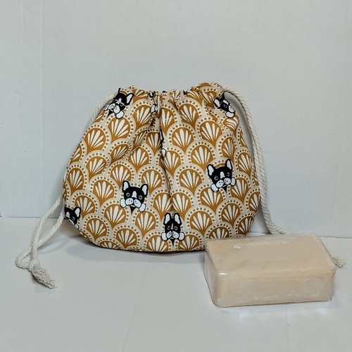 Étui à savon bouledogue