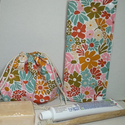 Ensemble de toilette zéro déchet