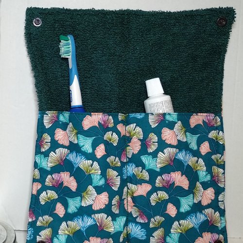 Étui brosse à dents feuilles de gingko