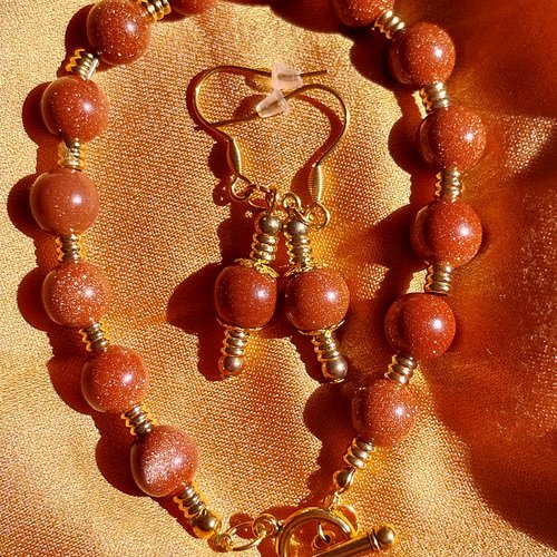 Parure bracelet et boucles d oreilles assortis