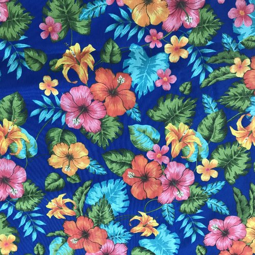 Panel Jersey Tissu Fille Fleurs Enfants Tissu