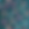 Tissu - fantasmatic - fond turquoise exotique - laize 140 cm - maison thévenon