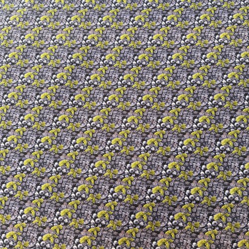 Tissu coton - myrtilles rondes - collection yummy food - certifié oeko tex standard 100
