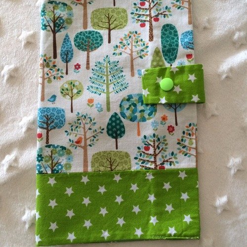 Protège carnet de santé personnalisable collection forêt