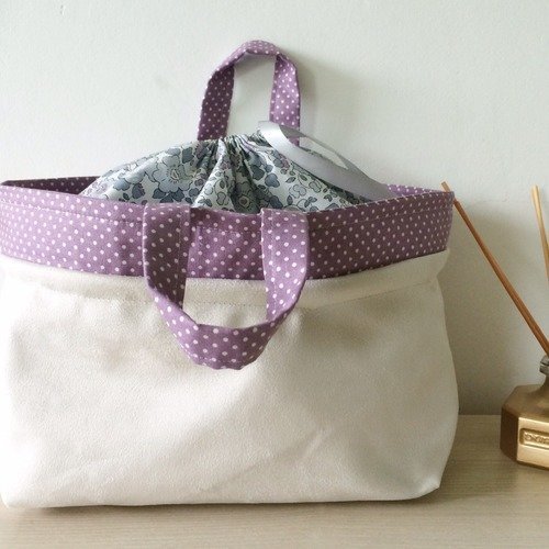Lunch bag (forme panier) , sac à mains , sac à langer