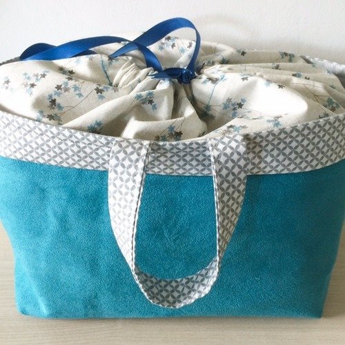 Sac à mains (forme panier) , lunch bag ou sac à langer