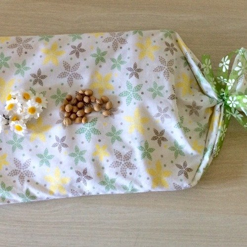 Bouillotte sèche aux noyaux de cerises