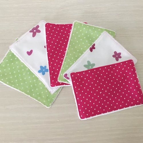 Lingettes démaquillantes lavables en tencel d'eucalyptus et tissus