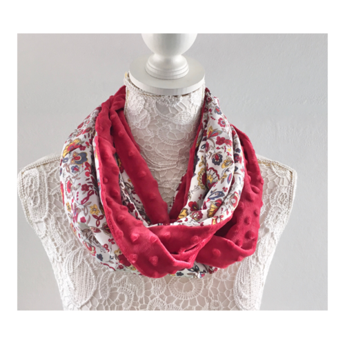 Foulard femme en polaire