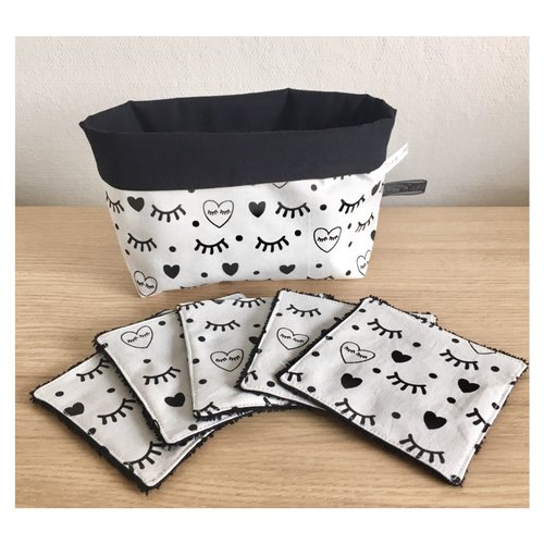 Ensemble lingettes lavables