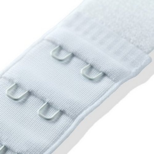 Rallonge attache de soutien-gorge blanc 25 mm 3 x 2 crochets prym 992130