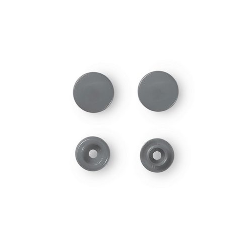 30 boutons pression prym gris argent color snaps 393 145