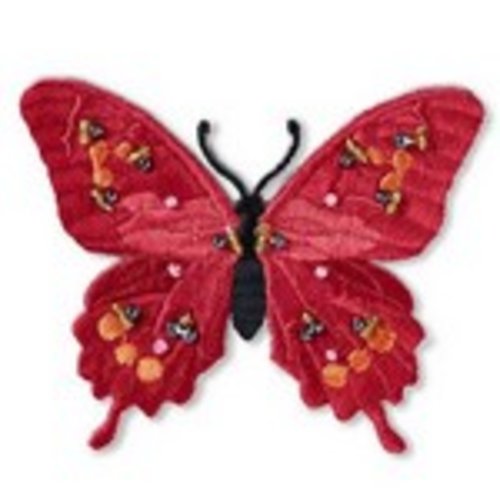 Motif thermocollant papillon rouge prym 926163