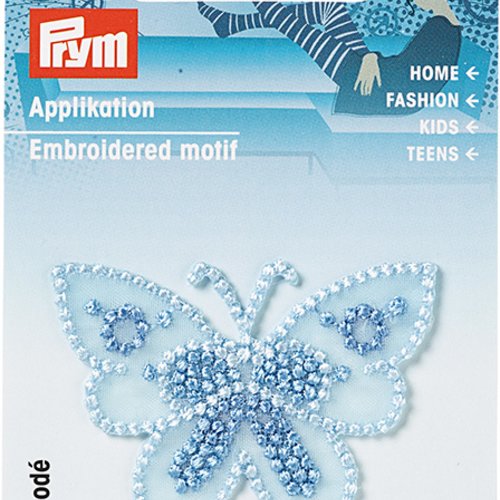 Motif thermocollant papillon bleu prym 926170