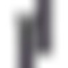 Fermeture eclair violet métal 25cm sur ruban noir injectée non séparable eclair-prestil z98.