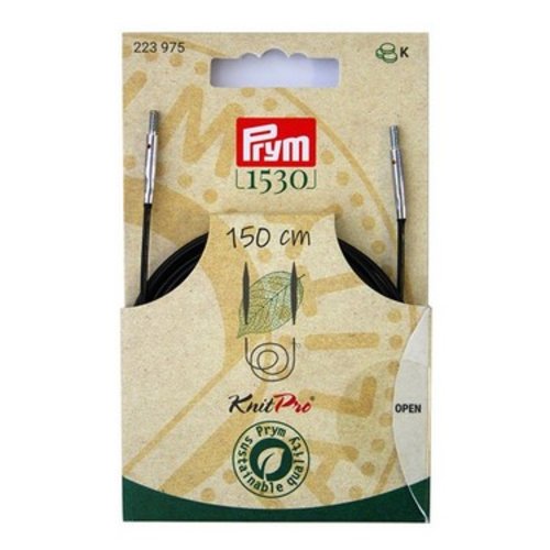 Cordon pour aiguilles à tricoter natural 150cm prym 223975