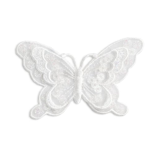 Motif thermocollant papillon blanc prym 926700