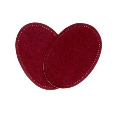 Renfort coude 9.5x14cm prune thermocollants et/ou à coudre bohin 63353