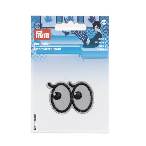 Motif thermocollant ou adhésif yeux prym 923219