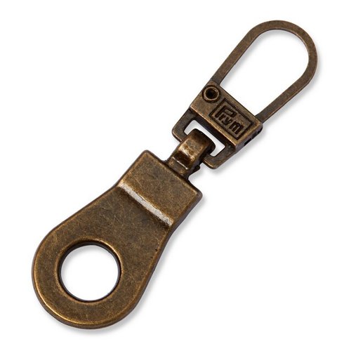 Tirette pour fermeture eclair - modèle oeillet laiton antique prym 482411