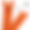 Fermeture eclair 25cm orange pour blouson de la marque eclair-prestil z54.