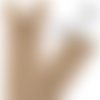 Fermeture eclair 70cm beige antilope pour blouson de la marque eclair-prestil z54.
