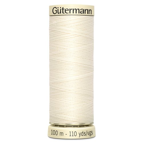 Fil  à coudre 100m gutermann col. 1