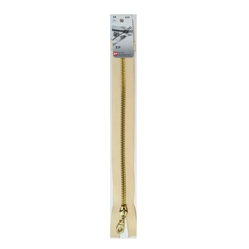 Fermeture eclair 60cm blanc cassé séparable pour blouson de la marque eclair-prestil z19