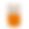 Coude suédine à coudre orange safran 13cm x 10cm bohin 98792