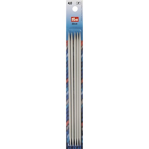 Aiguilles à tricoter 2 pointes 20cm n° 4 prym 191492