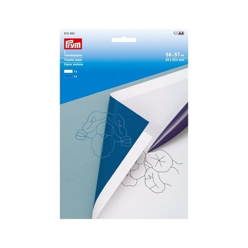 Papier carbone, blanc/bleu prym 610464