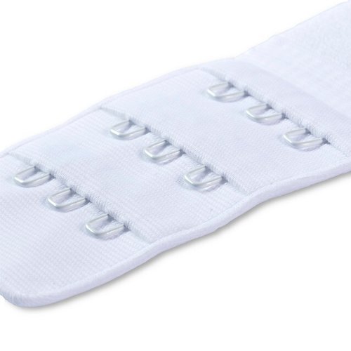 Rallonge attache de soutien-gorge blanc 40 mm 3 x 3 crochets prym 992145