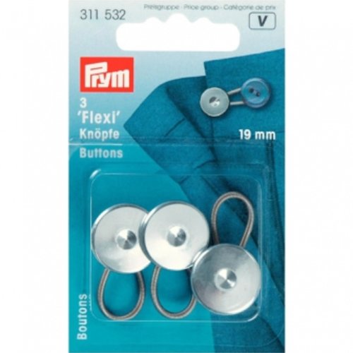 Boutons flexi 19mm prym 311532
