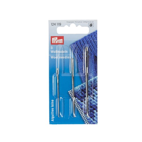 Aiguilles pour laine broderie tapis smyrne x3 prym 124119