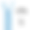 Fermeture invisible bleu layette 40cm eclair prym z41