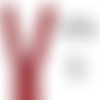 Fermeture invisible rouge foncé carmin 22cm eclair prym z41
